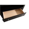 Glory Furniture Burlington 3 Drawer TV Stand in Black