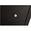 Glory Furniture Burlington 3 Drawer TV Stand in Black