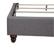 Glory Furniture Julie Fabric Upholstered Full Bed in Gray