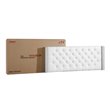 Glory Furniture Julie Faux Leather Upholstered Full Bed in White