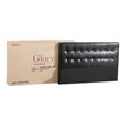 Glory Furniture Diamond Faux Leather Upholstered Queen Bed in Black