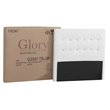 Glory Furniture Diamond Faux Leather Upholstered Twin Bed in White