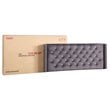 Glory Furniture Julie Velvet Upholstered Queen Bed in Gray