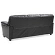 Glory Furniture Olney Faux Leather Sofa in Black