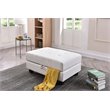 Glory Furniture Revere Faux Leather Ottoman in White