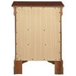 Glory Furniture Louis Phillipe 3 Drawer Nightstand in Cherry