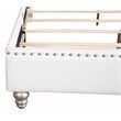 Glory Furniture Maxx Faux Leather Upholstered Full Bed in White