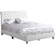 Glory Furniture Maxx Faux Leather Upholstered Full Bed in White