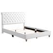 Glory Furniture Maxx Faux Leather Upholstered Queen Bed in White