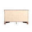 Glory Furniture Louis Phillipe 6-Drawers Bedroom Dresser in Cherry