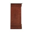 Glory Furniture Louis Phillipe 6-Drawers Bedroom Dresser in Cherry