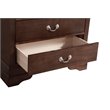 Glory Furniture Louis Phillipe 5-Drawers Bedroom Chest in Cappuccino