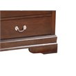 Glory Furniture Louis Phillipe 6-Drawers Bedroom Dresser in Cappuccino