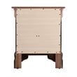 Glory Furniture Louis Phillipe 2 Drawer Nightstand in Cappuccino