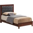 Glory Furniture Burlington Twin Panel Bed in Cherry