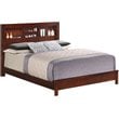 Glory Furniture Burlington Queen Panel Bed in Cherry