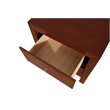 Glory Furniture Burlington 2 Drawer Nightstand in Cherry