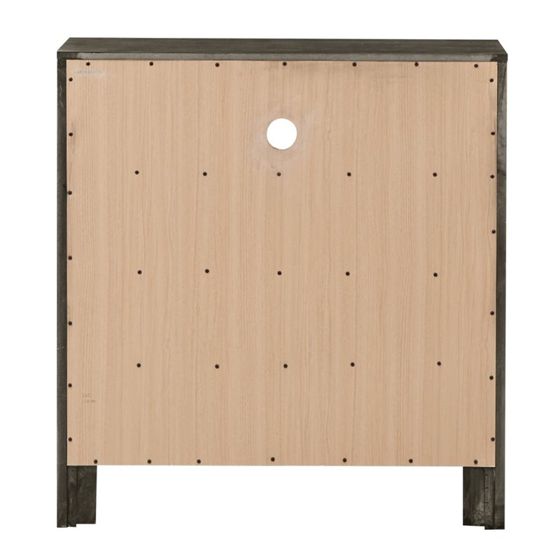 Glory Furniture Burlington 3 Drawer TV Stand in Gray