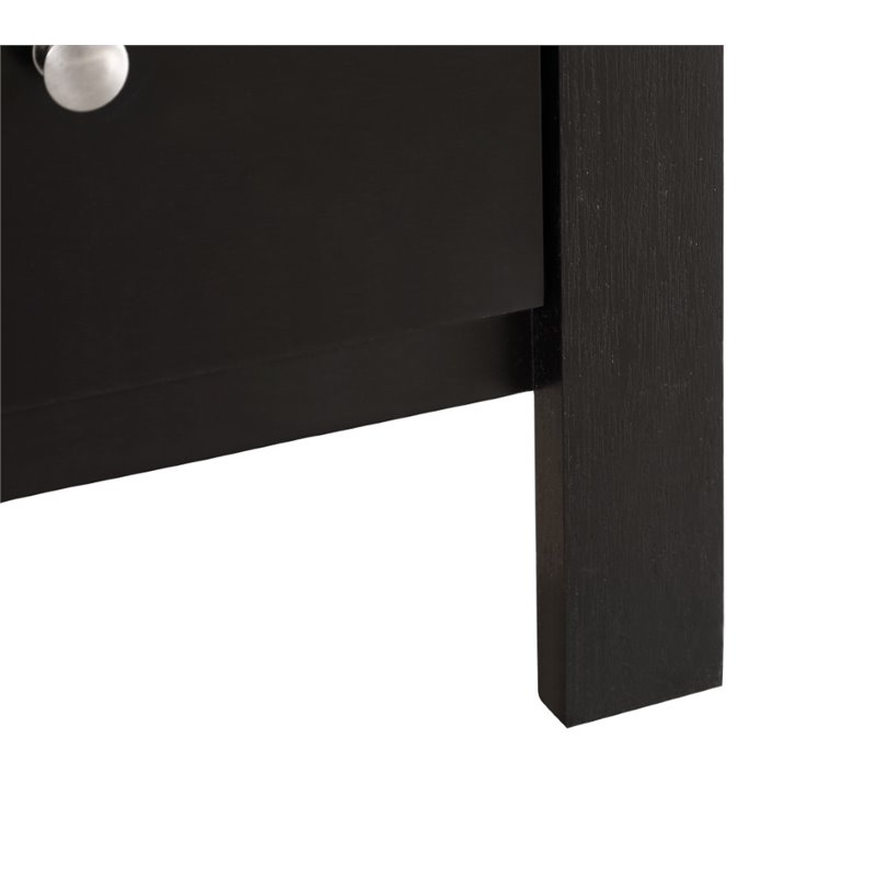 Glory Furniture Burlington 5-Drawers Bedroom Chest in Black