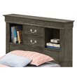 Glory Furniture Louis Phillipe Twin Storage Bed in Gray