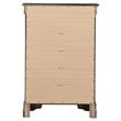 Glory Furniture Louis Phillipe 5-Drawers Bedroom Chest in Gray