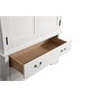 Glory Furniture Louis Phillipe 2 Drawer Armoire in White