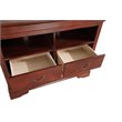 Glory Furniture Louis Phillipe TV Stand in Cherry