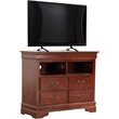 Glory Furniture Louis Phillipe TV Stand in Cherry