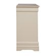 Glory Furniture Louis Phillipe 6 Drawer Dresser in Beige