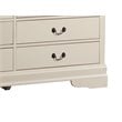 Glory Furniture Louis Phillipe 6 Drawer Dresser in Beige
