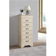 Glory Furniture Louis Phillipe 7-Drawers Bedroom Lingerie Chest in Beige