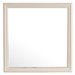 Glory Furniture Louis Phillipe Wood Veneer Bedroom Mirror in Beige