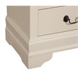 Glory Furniture Louis Phillipe 2 Drawer Nightstand in Beige