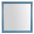Glory Furniture Louis Phillipe Mirror in Teal