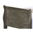 Glory Furniture Louis Phillipe Twin Sleigh Bed in Gray