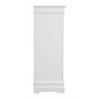 Glory Furniture Louis Phillipe 5-Drawers Bedroom Chest in White