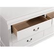 Glory Furniture Louis Phillipe 6 Drawer Dresser in White