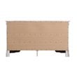 Glory Furniture Louis Phillipe 6 Drawer Dresser in White