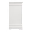 Glory Furniture Louis Phillipe 6 Drawer Dresser in White