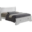 Glory Furniture Louis Phillipe Full Storage Bed in White