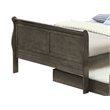 Glory Furniture Louis Phillipe Full Trundle Bed in Gray