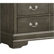 Glory Furniture Louis Phillipe TV Stand in Gray