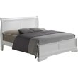 Glory Furniture Louis Phillipe Queen Panel Bed in White