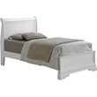 Glory Furniture Louis Phillipe Twin Panel Bed in White