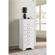 Glory Furniture Louis Phillipe 7-Drawers Bedroom Lingerie Chest in White