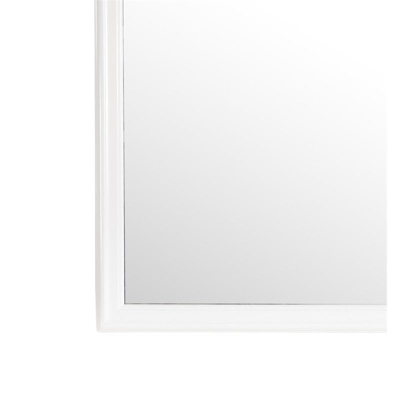 Glory Furniture Louis Phillipe Mirror in White