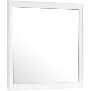 Glory Furniture Louis Phillipe Mirror in White