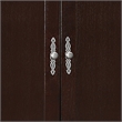 Glory Furniture Louis Phillipe 2 Drawer Armoire in Cappuccino