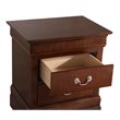 Glory Furniture Louis Phillipe 2 Drawer Nightstand in Cappuccino