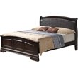 Glory Furniture Louis Phillipe Full Panel Bed in Cappuccino